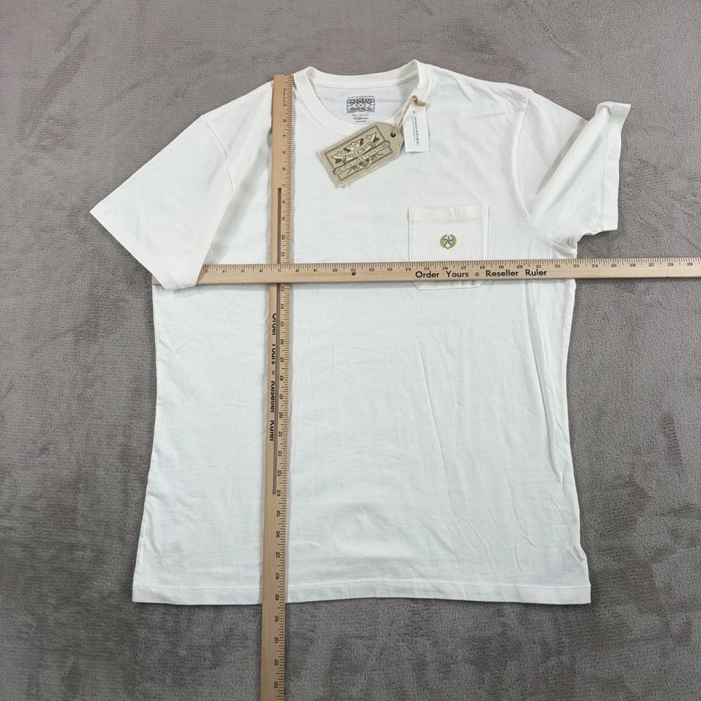 Vintage Banana Republic Travel & Safari Pocket T Shirt Leopard Print Men XL NWT